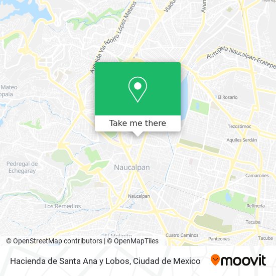 How to get to Hacienda de Santa Ana y Lobos in Atizapán De Zaragoza by Bus?