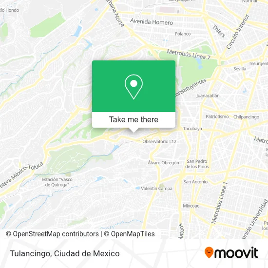Tulancingo map