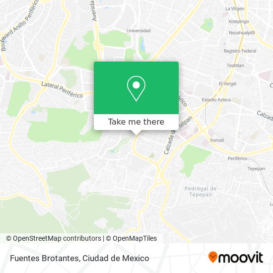 Fuentes Brotantes map