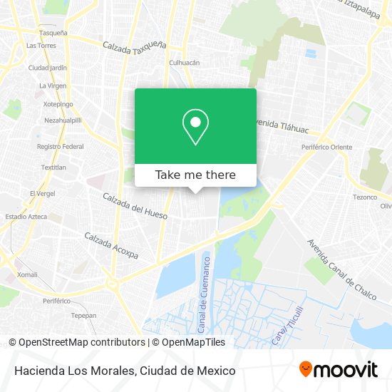 Mapa de Hacienda Los Morales
