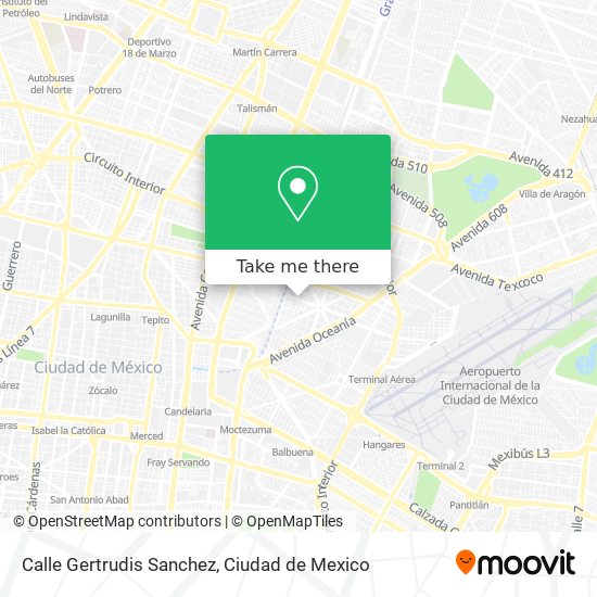 Calle Gertrudis Sanchez map