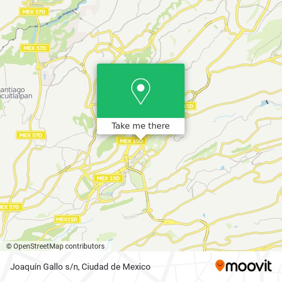 Joaquín Gallo s/n map