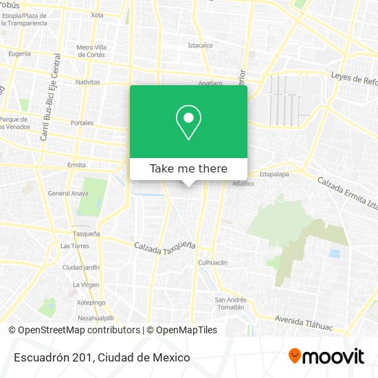 Escuadrón 201 map