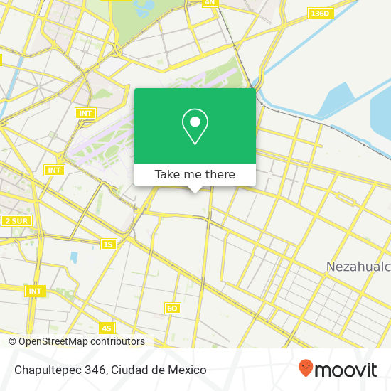 Chapultepec 346 map