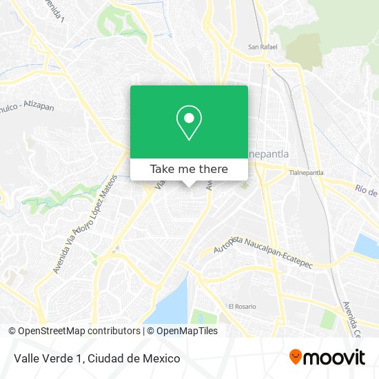 Valle Verde 1 map