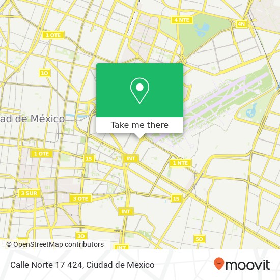 Calle Norte 17 424 map