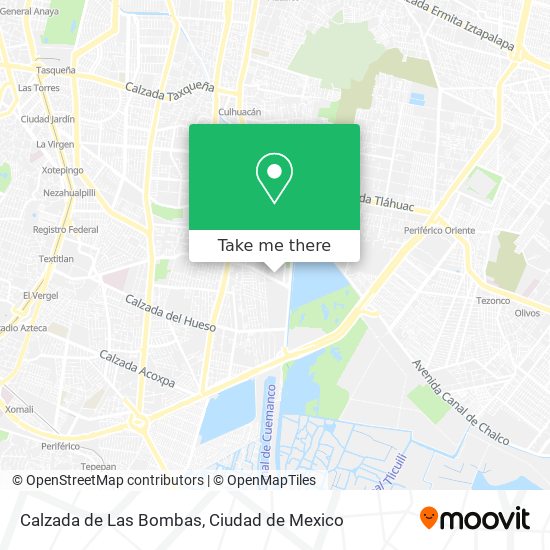Calzada de Las Bombas map