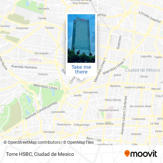 Torre HSBC map