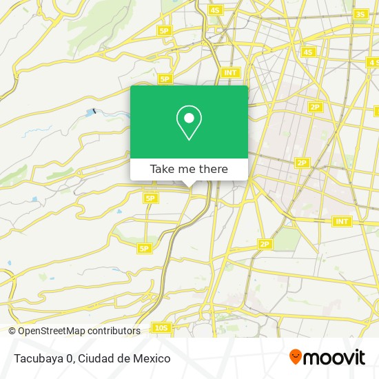 Tacubaya 0 map