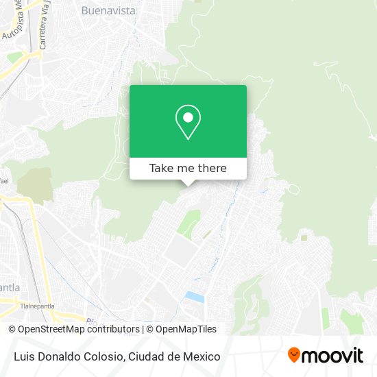 Mapa de Luis Donaldo Colosio