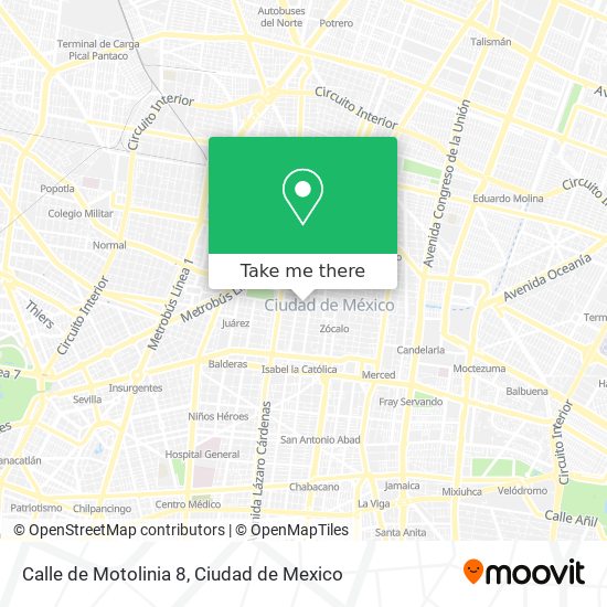 Calle de Motolinia 8 map