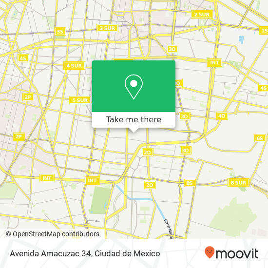 Mapa de Avenida Amacuzac 34
