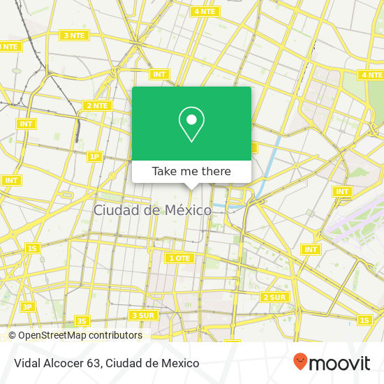 Vidal Alcocer 63 map