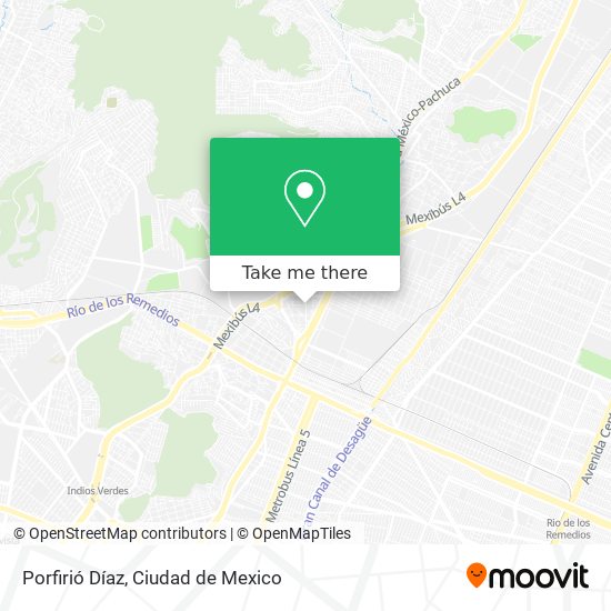 Mapa de Porfirió Díaz