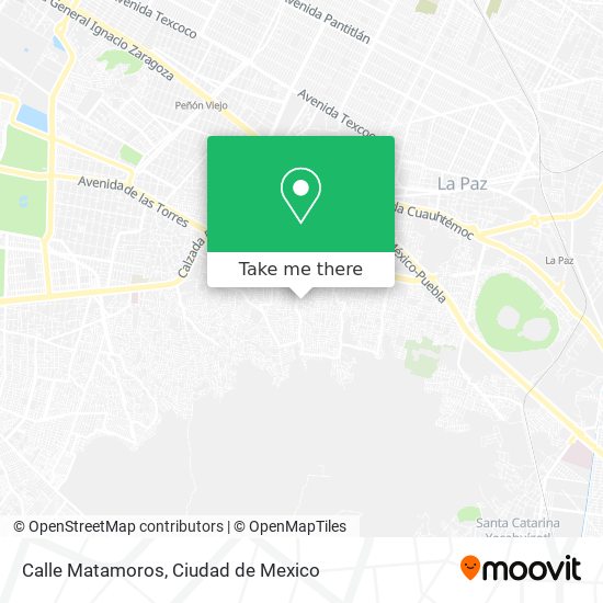 Calle Matamoros map