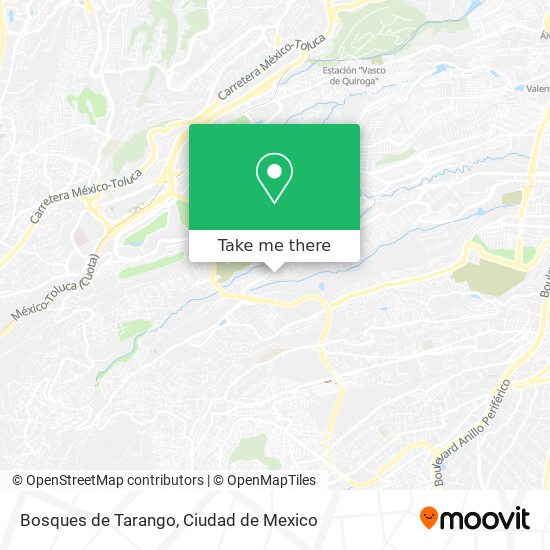 Bosques de Tarango map