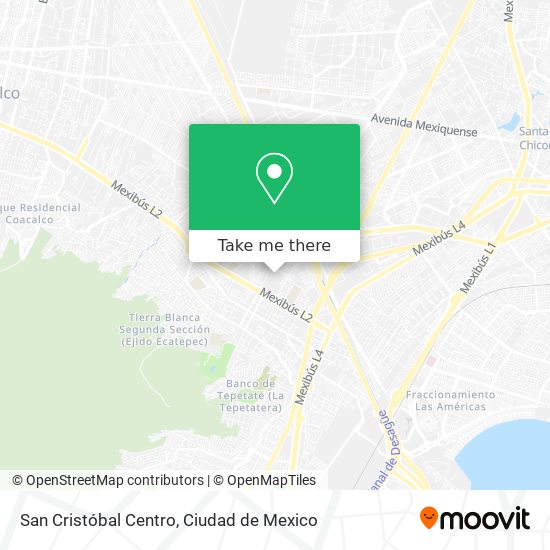 San Cristóbal Centro map