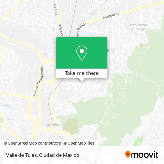 Valle de Tules map