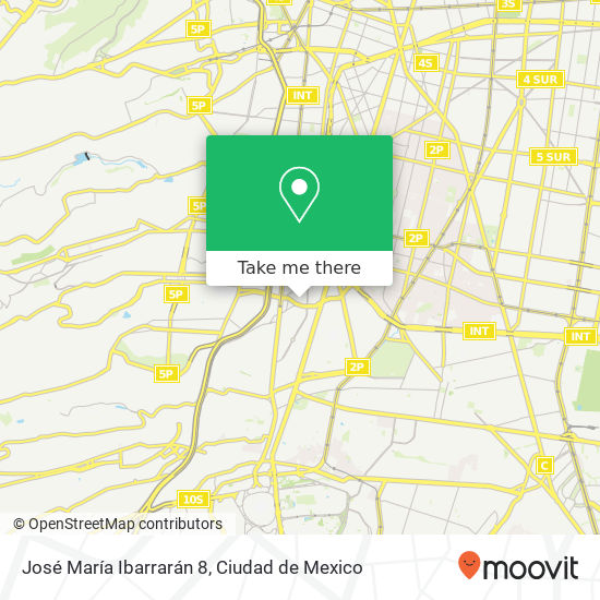 José María Ibarrarán 8 map