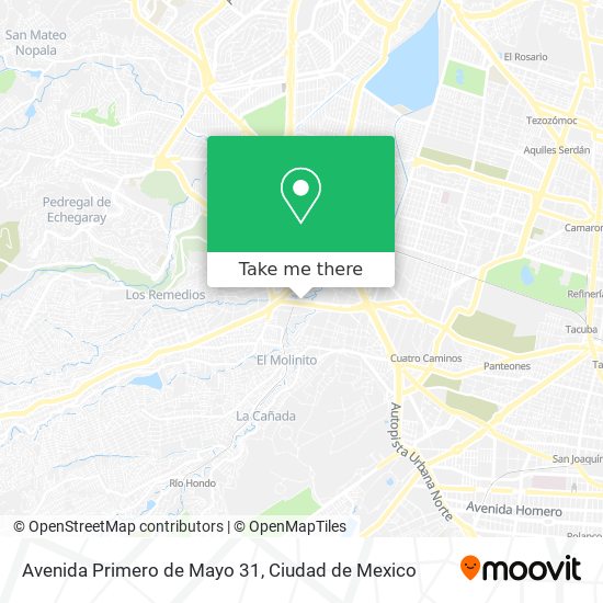 Mapa de Avenida Primero de Mayo 31