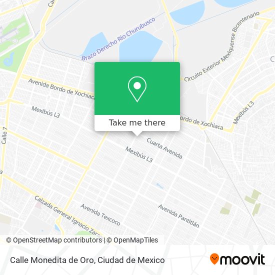 Calle Monedita de Oro map