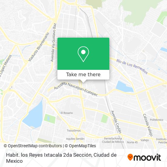 Mapa de Habit. los Reyes Ixtacala 2da Sección