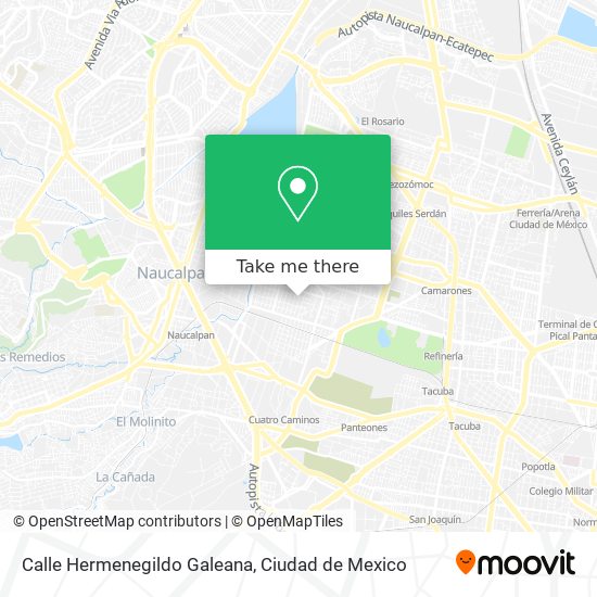 Calle Hermenegildo Galeana map