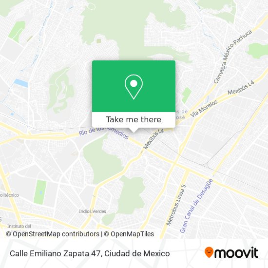 Calle Emiliano Zapata 47 map