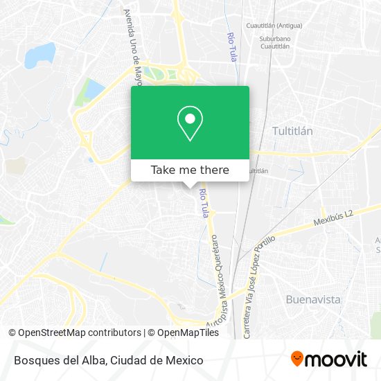 Bosques del Alba map