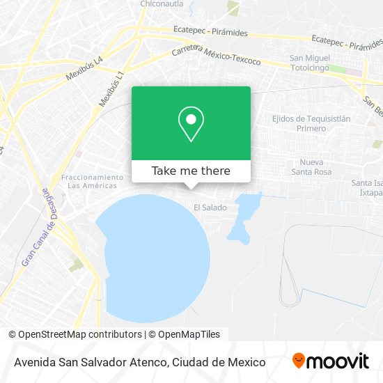 Mapa de Avenida San Salvador Atenco