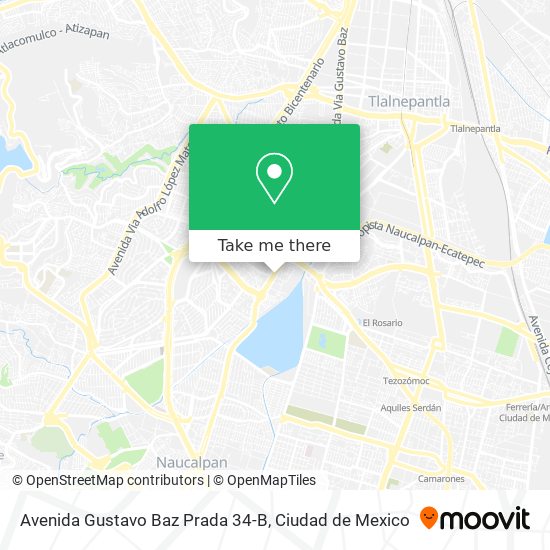 Mapa de Avenida Gustavo Baz Prada 34-B