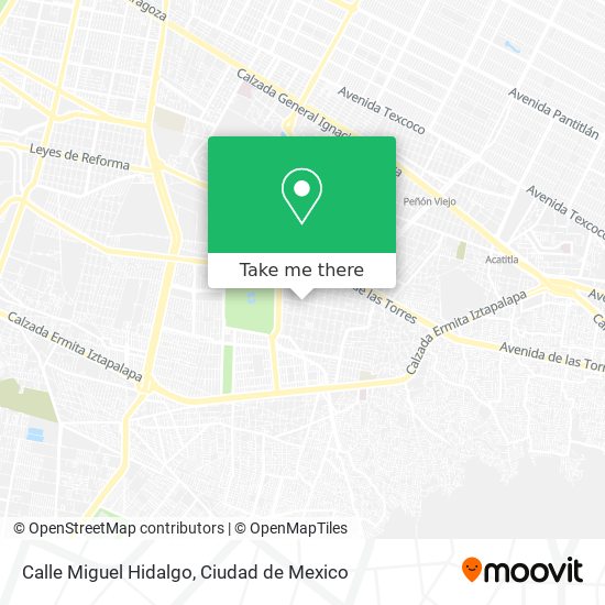 Mapa de Calle Miguel Hidalgo