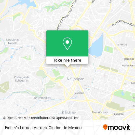 Fisher's Lomas Verdes map