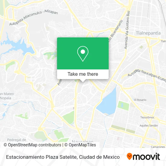 Estacionamiento Plaza Satelite map