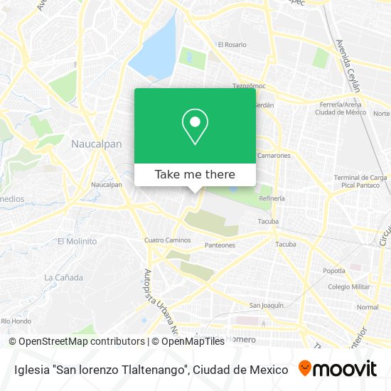 Iglesia ''San lorenzo Tlaltenango'' map