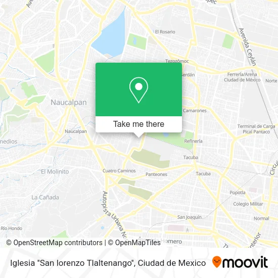 Iglesia ''San lorenzo Tlaltenango'' map
