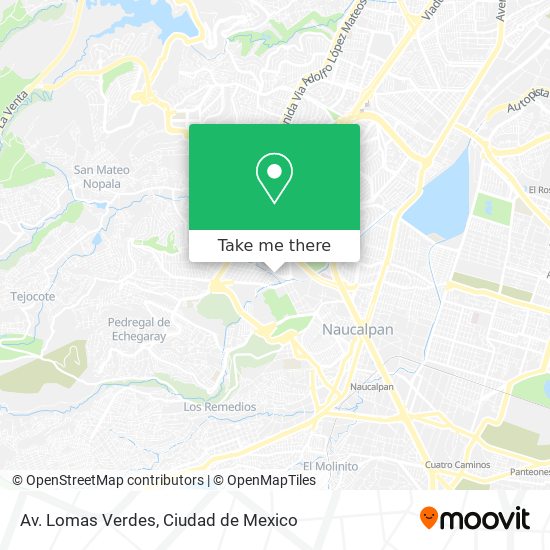 Av. Lomas Verdes map