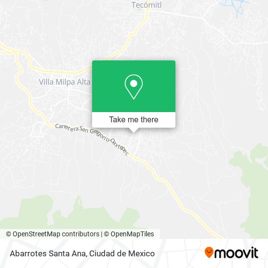 Abarrotes Santa Ana map