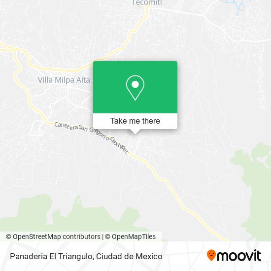 Mapa de Panaderia El Triangulo