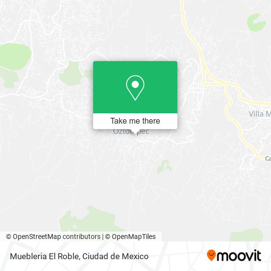 Mapa de Muebleria El Roble