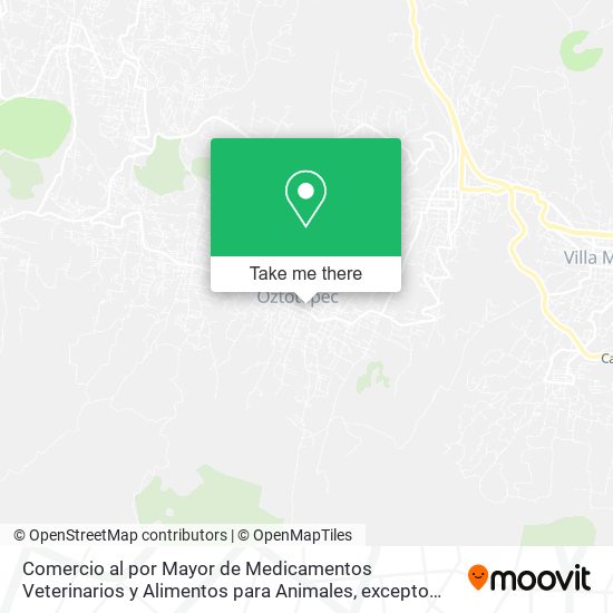 Comercio al por Mayor de Medicamentos Veterinarios y Alimentos para Animales, excepto Mascotas map