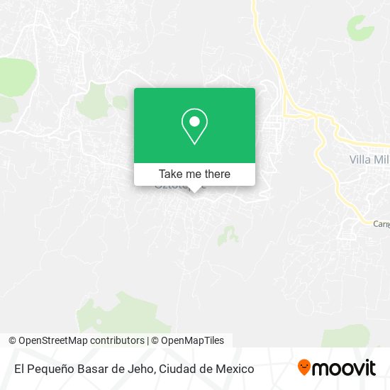 El Pequeño Basar de Jeho map