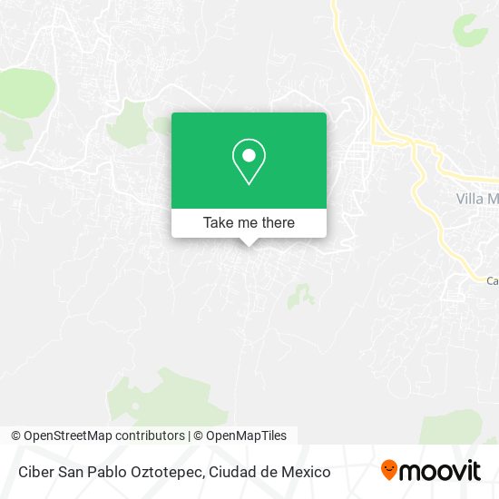 Ciber San Pablo Oztotepec map