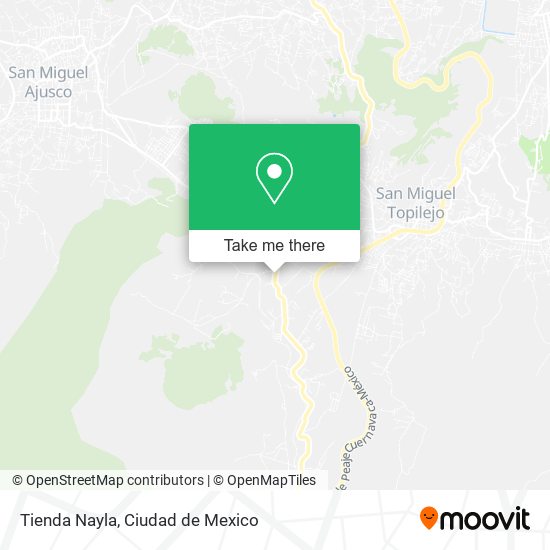 Mapa de Tienda Nayla