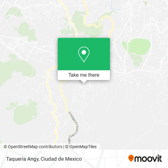 Mapa de Taqueria Angy