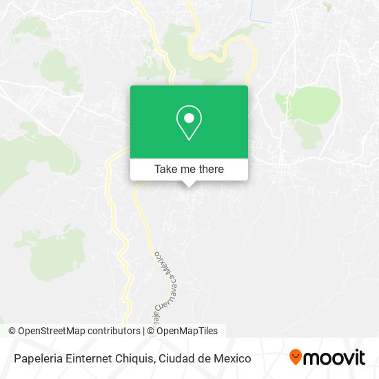 Papeleria Einternet Chiquis map