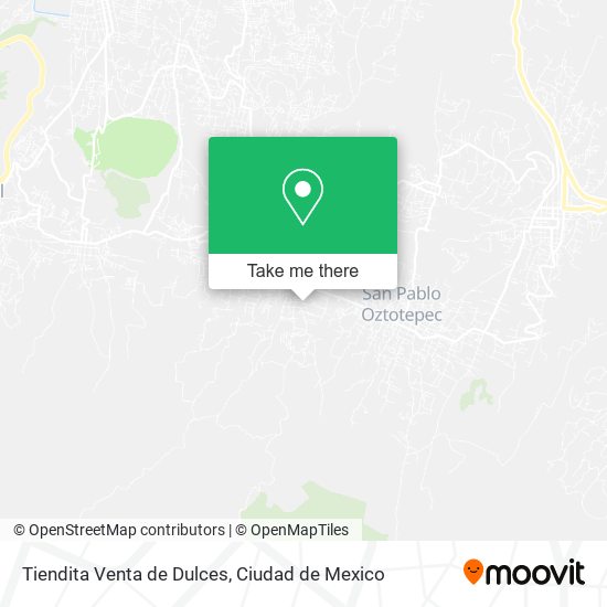 Mapa de Tiendita Venta de Dulces