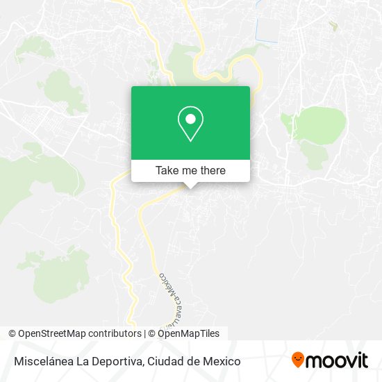 Miscelánea La Deportiva map