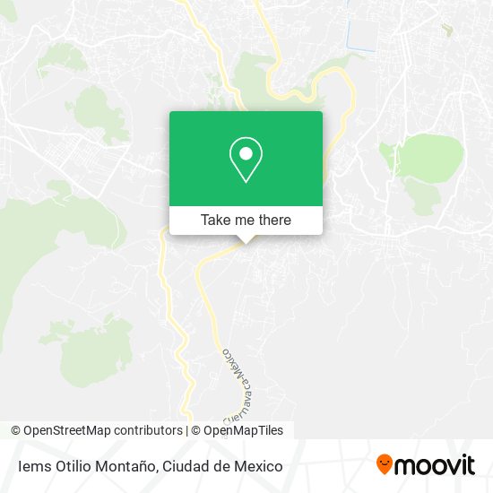 Iems Otilio Montaño map