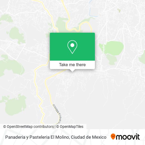 Panaderia y Pasteleria El Molino map